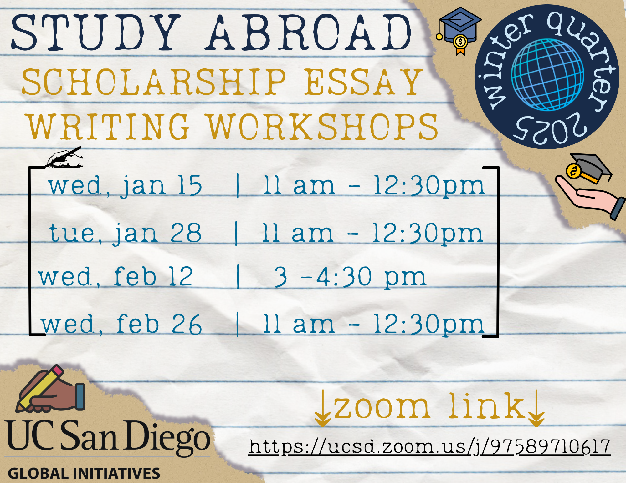 scholarship essay workshop winter 2025